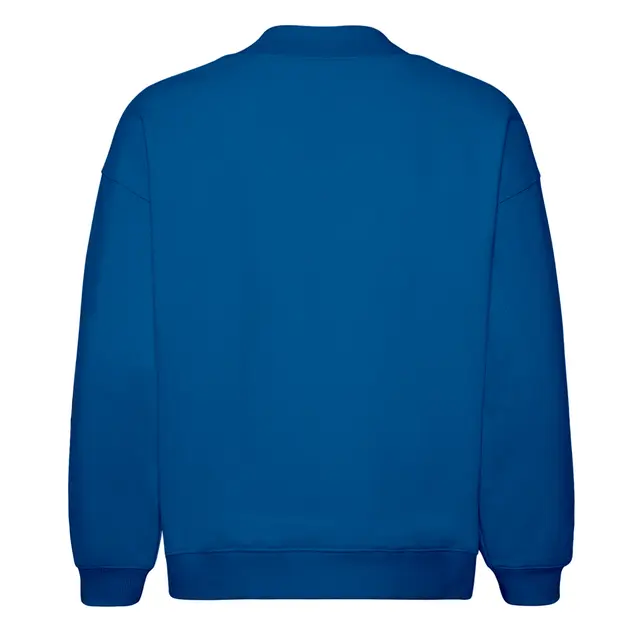 Customizeable Fresh Prints Denver Mock Neck Heavyweight Sweatshirt FP94USS Royal Blue Back