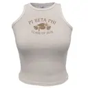 Pi Beta Phi Trencher and Floral Graduation Tank 2