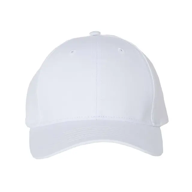 Cotton-Twill-Cap-2260-White-Front