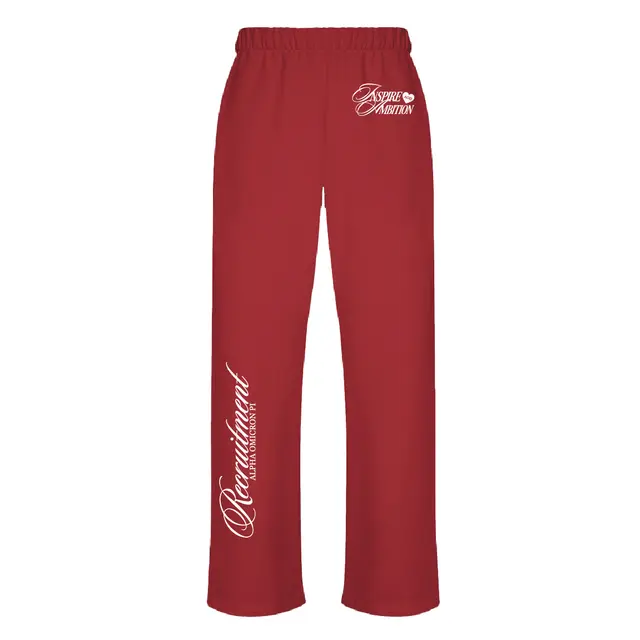 Alpha Omicron Pi Elegant Script Recruitment Sweatpants 2