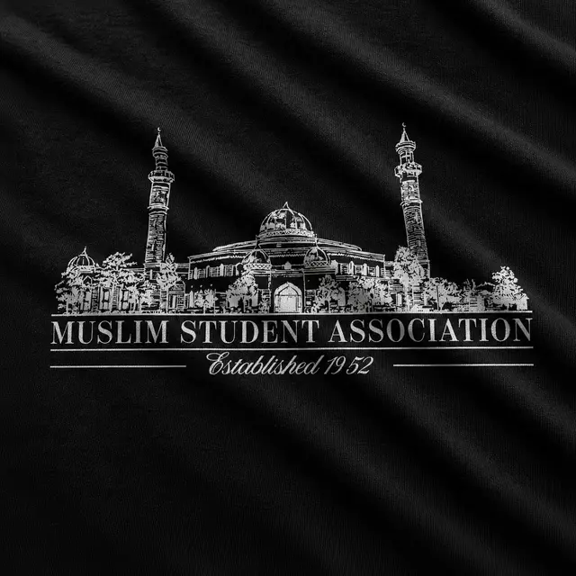 Muslim Student Association Mosque Illustration PR Hoodie