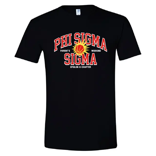 Phi Sigma Sigma Basketball Sunburst Parents Weekend Shirt 2