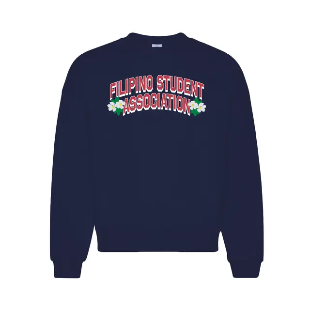 Filipino Student Association Floral Illustration PR Crewneck 2