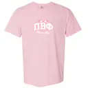 Pi Beta Phi Stitched Letter Hearts Mom's Day Shirt 2
