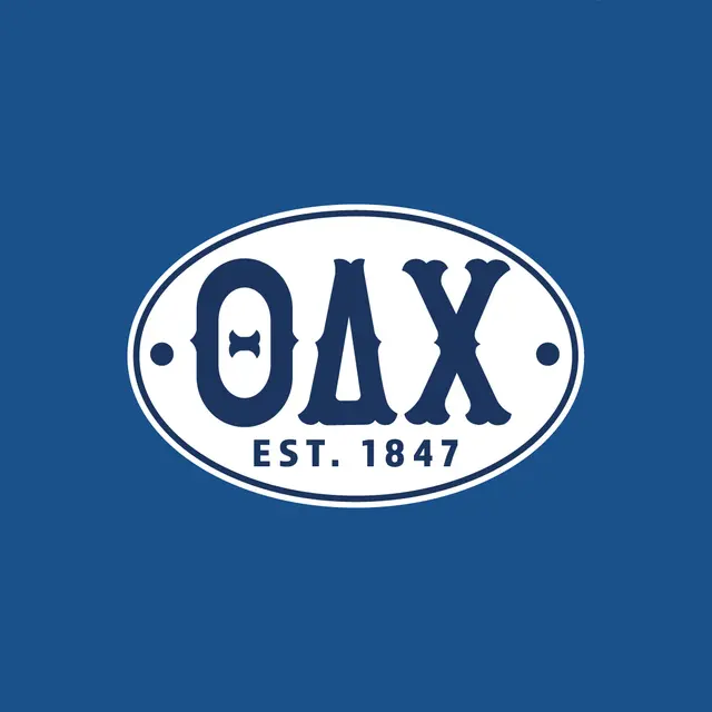 Theta Delta Chi Oval Lettering PR Hat