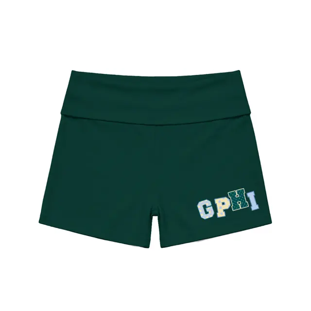 Gamma Phi Bold Lettering PR Shorts 2