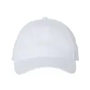 Valucap Brushed Twill Cap White Front