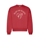 Delta Zeta Curved Text Heart Illustration Philanthropy Crewneck 2