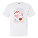 Alpha Epsilon Phi Receipt Candies Hearts Philanthropy Shirt 2