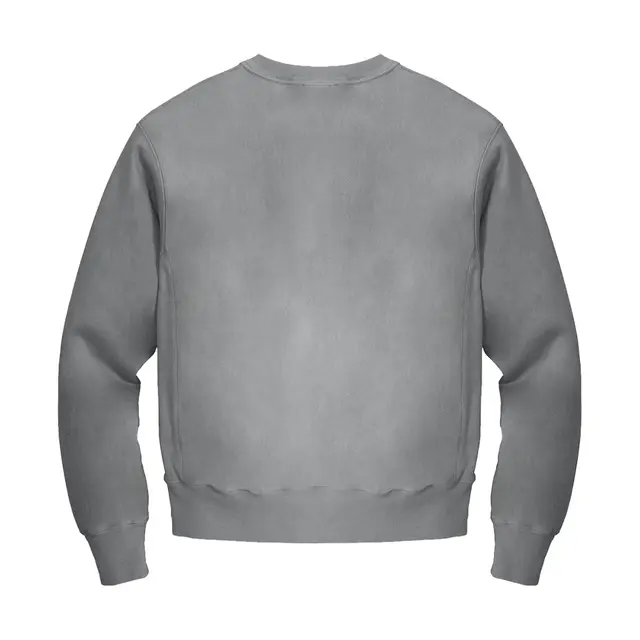 Champion Reverse Weave ® Garment-Dyed Crewneck Sweatshirt gds149 Concrete Back
