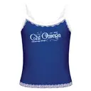 Chi Omega Elegant Script Text PR Tank 2