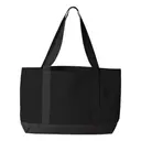 Customizable Liberty Bags P&O Cruiser Tote - 7002 7002 Black Black Back