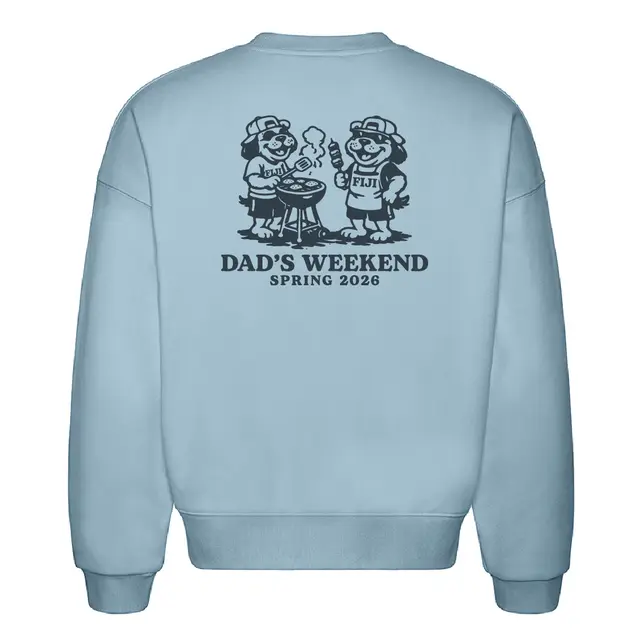 Phi Gamma Delta Playful Dog Illustrations Parents Weekend Crewneck 2