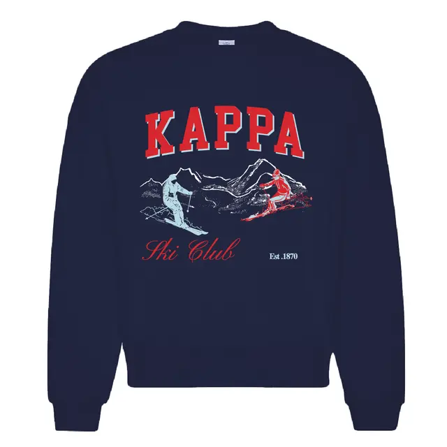 Kappa Skiing Illustration PR Crewneck 2