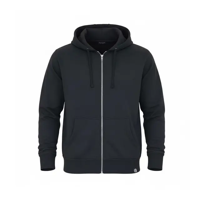 Quikflip 2-in-1 Hero Hoodie Classic Full-Zip mafzh-r1 Black Front