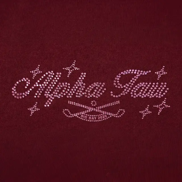 Alpha Sigma Tau Starburst Script Rush Tank