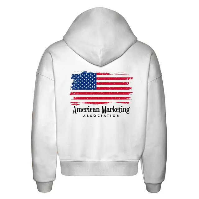 American Marketing Association Distressed Flag PR Hoodie 2