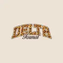 Delta Delta Delta Leopard Print Formal Sweater