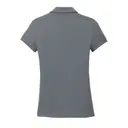 Women's Dri-FIT Solid Icon Pique Modern Fit Polo Dark Grey Back