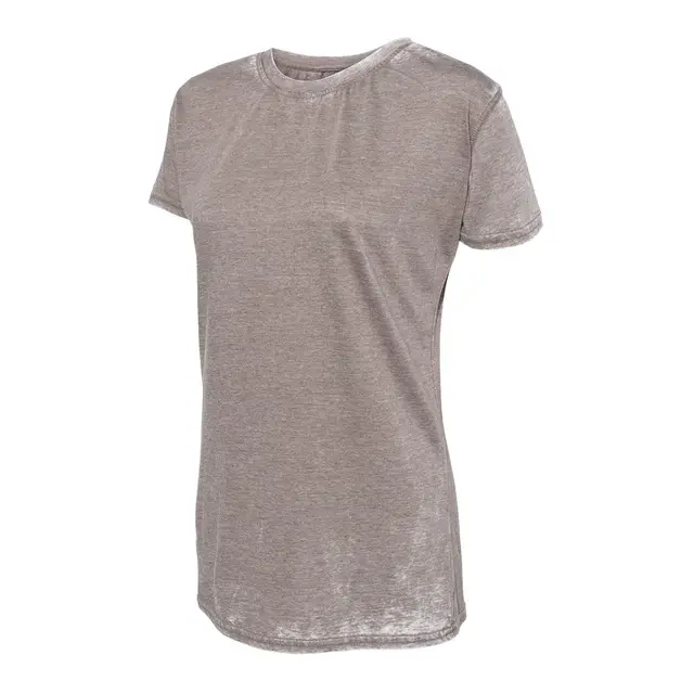 Customizable J America Women’s Zen Jersey Short Sleeve T-Shirt 8116 Cement Left