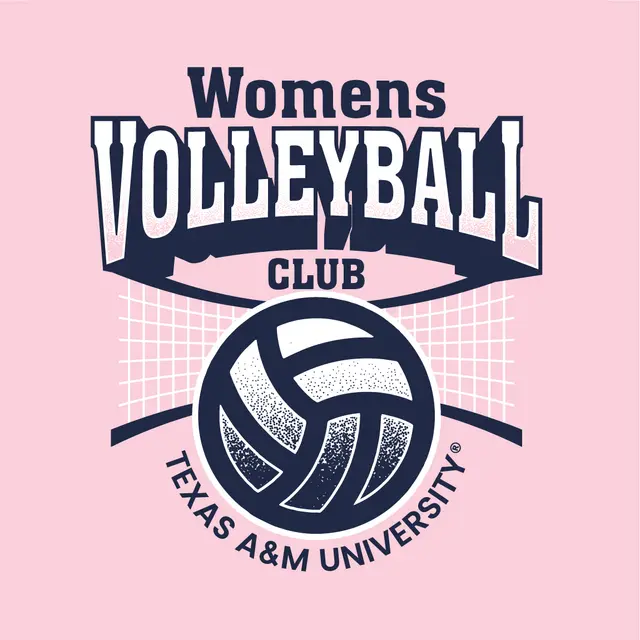 Women's Volleyball Club Bold Lettering Volleyball Graphic PR Shirt