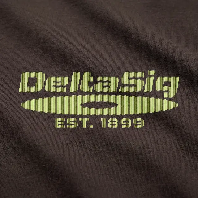 Delta Sigma Phi Striped Block Text PR Hoodie