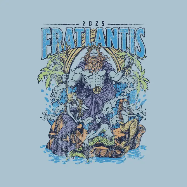 Alpha Epsilon Pi Fratlantis Ocean King Date Party Hoodie