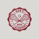 Men's Lacrosse Badge Design PR Crewneck