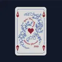 Zeta Tau Alpha Playing Card Floral Winter Formal Shirt