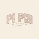 Pi Beta Phi Floral Text Fall Formal Hoodie