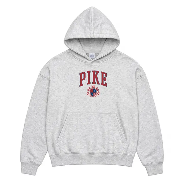 Pi Kappa Alpha Stacked Block Lettering Crest PR Hoodie 2