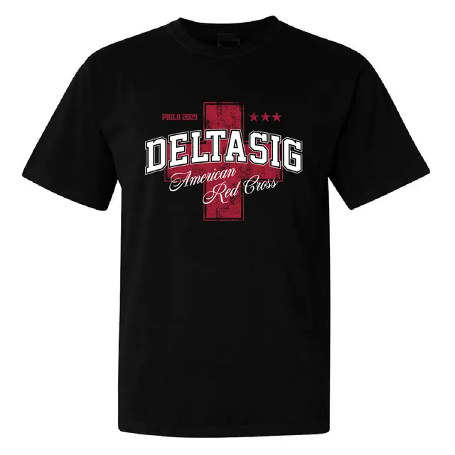 Delta Sigma Phi Bold Cross Philanthropy Shirt 2
