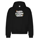 Queer Student Union Butterfly Text PR Hoodie 2