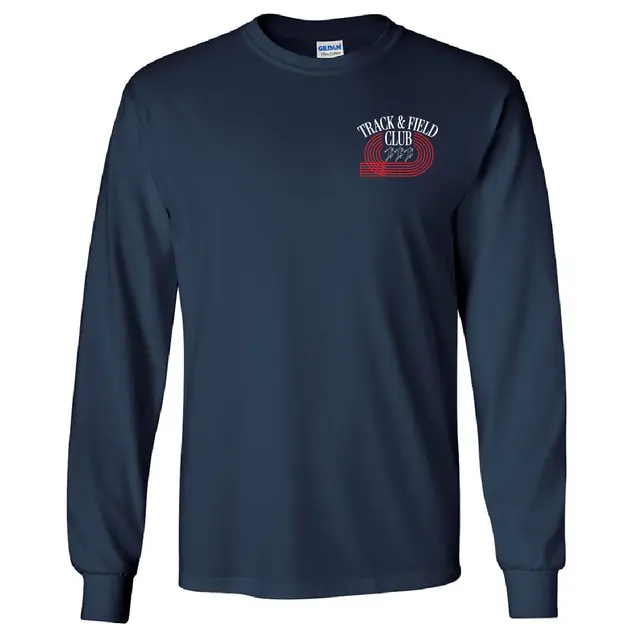 Track And Field Club Running Track Swirls PR Shirt 2