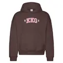Kappa Kappa Gamma Bold Pink Text PR Hoodie 2