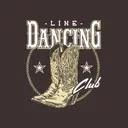 Line Dancing Club Cowboy Boots and Stars PR Crewneck