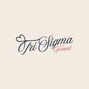 Sigma Sigma Sigma Elegant Script with Heart Formal Sweater