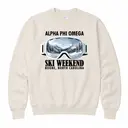 Alpha Phi Omega Snowy Mountains Graphic PR Sweater 2