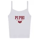 Pi Beta Phi Bold Block Text with Heart PR Tank 2
