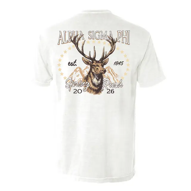 Alpha Sigma Phi Stag and Mountain Rush Shirt 2