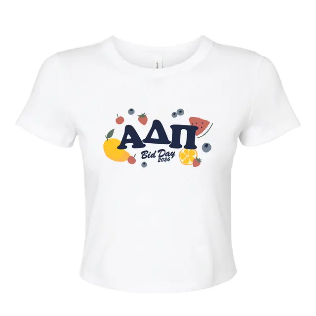 Alpha Delta Pi Fruit Illustrations Bid Day Shirt 2