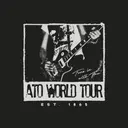 Alpha Tau Omega World Tour Guitarist Graphic PR Shirt