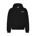 African Student Association Bold Color Block Text PR Hoodie 2