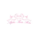 Alpha Theta Beta Pink Bow with Butterflies PR Tank