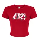 Alpha Delta Pi Cow Print Stars Rush & Bid Shirt 2