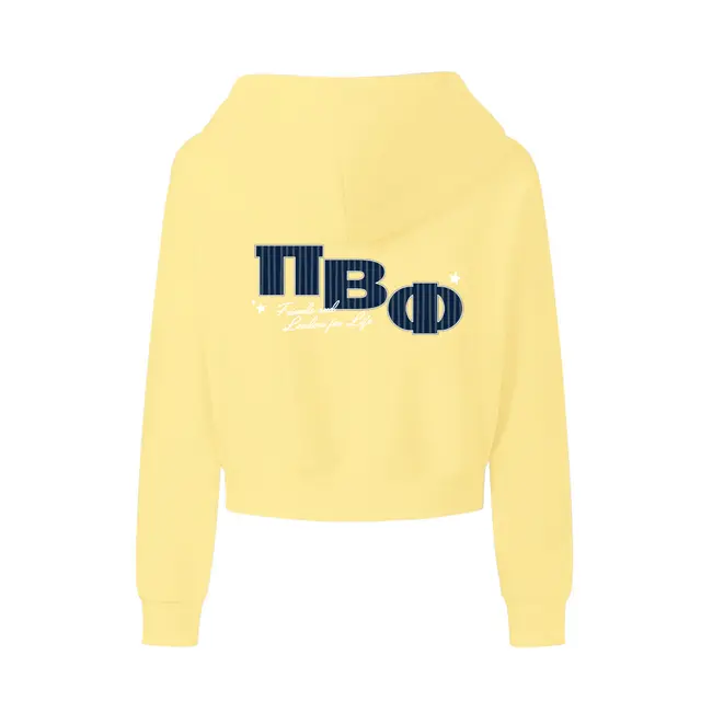 Pi Beta Phi Vertical Stripe Lettering PR Hoodie 2