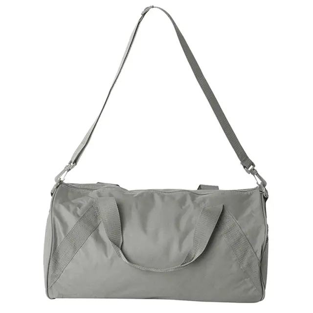Customizable Liberty Bags Barrel Duffel 8805 Grey Front