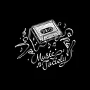 Music Society Cassette Tape Graphic PR Crewneck