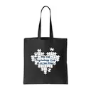 Puzzle Heart Graphic PR Tote 2