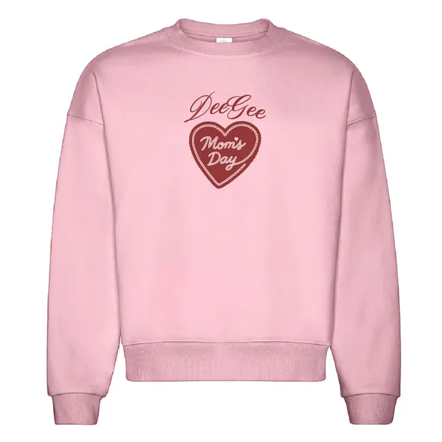 Delta Gamma Heart Rope Text Mom's Day Crewneck 2